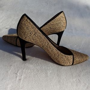 Antonio Melani Animal Print Cow Hair Pumps